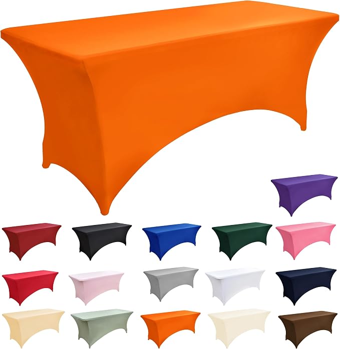 2-Pack 8ft Spandex Table Covers - Image 3