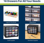 Akro-Mils 16-Drawer Plastic Drawer Storage Cabinet - Image 5