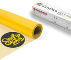 VinylRus Yellow Puff Vinyl Heat Transfer -12” x 6ft Puffy 3D Iron on Vinyl by VinylRus