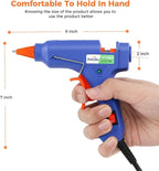 Hot Glue Gun with 10 Glue Sticks, 30W Mini Glue Gun Kit, - Image 8