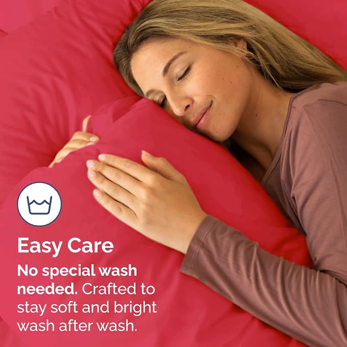 CGK Unlimited King Size Microfiber Pillowcase Set, 4 Pieces - Image 5
