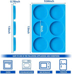Sidosir Round Silicone Mold for Baking, 4inch Large Breakfast Sandwiches Mold - Image 2