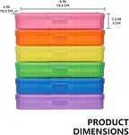 novelinks 6 Pcs 4"x6" Plastic Photo Storage Boxes - Image 2