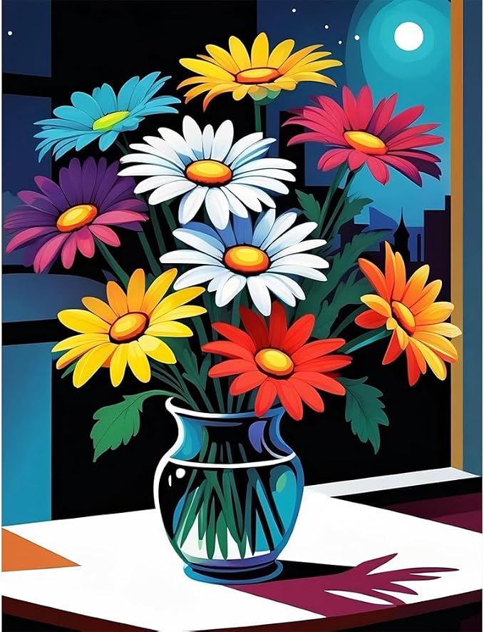Flowers Stamped Cross Stitch Kits by Unknown