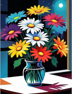 Flowers Stamped Cross Stitch Kits by Unknown