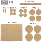 Felt Furniture Pads X-PROTECTOR 181 PCS Premium Furniture Pads - Image 5