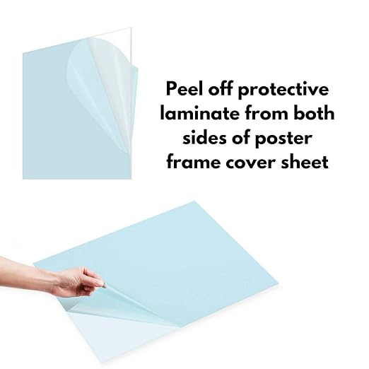 Icona Bay PET Plexiglass, Thin & Flexible Plastic Sheets, Picture Frame - Image 3