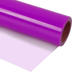guangyintong Fluorescent Heat Transfer Vinyl Neon Purple HTV Rolls, HTV Vinyl by guangyintong
