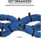 Kable Kontrol Black Zip Ties 8 Inch 100 Pcs, 75 Lbs Tensile Strength, - Image 5