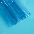 Transparent PVC Faux Leather Sheets, Glossy Waterproof Clear Vinyl Fabric by XHTFauxLeather