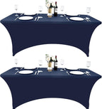 2-Pack 6ft Spandex Table Covers by Unknown