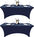 2-Pack 6ft Spandex Table Covers by Unknown