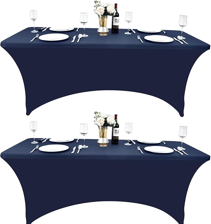 2-Pack 6ft Spandex Table Covers by Unknown