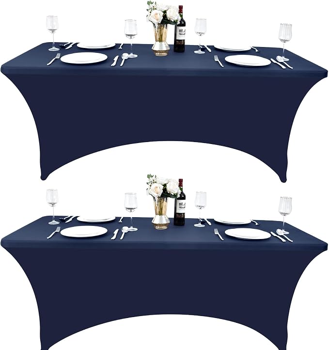 2-Pack 8ft Spandex Table Covers by Unknown