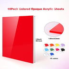 Adrattnay Acrylic Sheets 1/8 Thick, Opaque Colored Acrylic Panel - Image 2