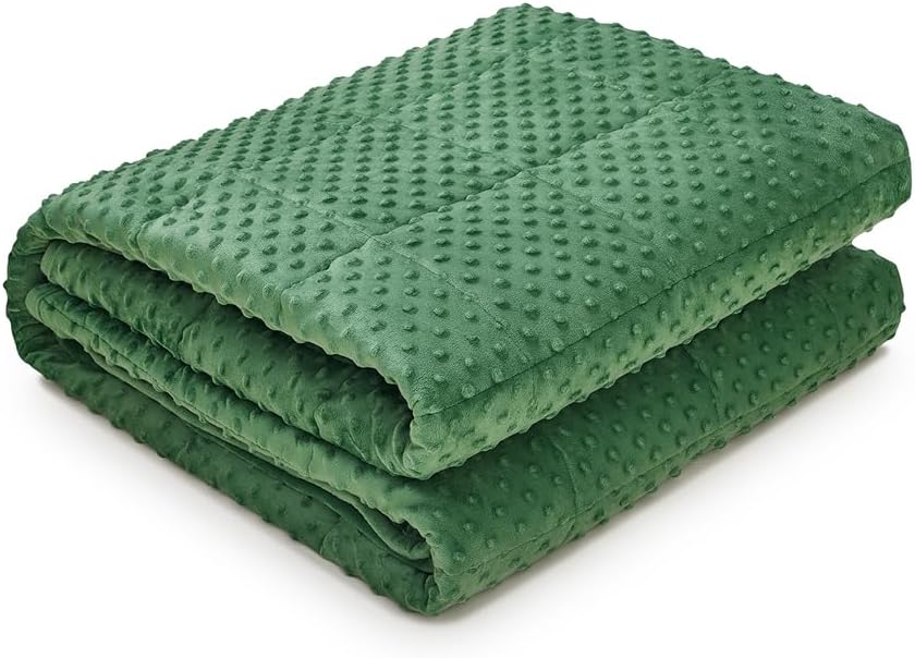 TONGDADA Minky Weighted Blanket | 40''x60'', 7lbs | Cozy and Soft Minky - Image 7