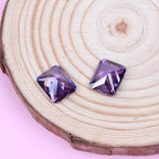 4Pcs Rectangle Shape Cut Sri-Lanka Purple Sapphire Rectangle Cut Gemstone 10 x - Image 4