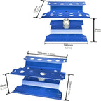 RC Car Repair Work Stand Lift Lower Adjustable Workstation Aluminum 360 Degree - Image 3