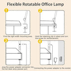 LED Desk Lamp with Clamp & Flexible Arm - Image 4