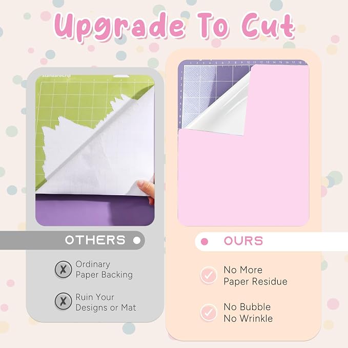 Tintnut Boho Permanent Vinyl 8 Sheets 12''x10'' Pink Purple Adhesive Vinyl | - Image 4