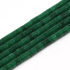 150Pcs 4×2mm Natural Green Agate Spacer Stone Beads by Nitopupu