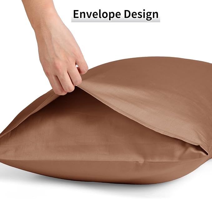 Warmstar Cotton Pillow Cases Queen Size Set of 2, 600 Thread Count Pillowcases - Image 5