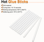 HARFINGTON 10pcs Hot Glue Sticks 0.43" Dia x 7.87" Long EVA Mini Hot Melt - Image 4