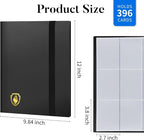 Card Binder 9 Pocket, Fabmaker 396 Pockets Trading Card Binder, Premium - Image 6