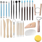 Clay Tools 40PCS Pottery Tools Clay Sculpting Tools Polymer Clay Tools Kit - Image 3