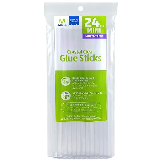 AdTech 8" Mini Hot Glue Stick, Part# W220-3824 - Image 6