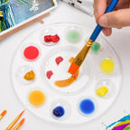 Hulameda 3pcs Paint Palettes, Plastic Paint Tray Palette, Paint Pallet - Image 5