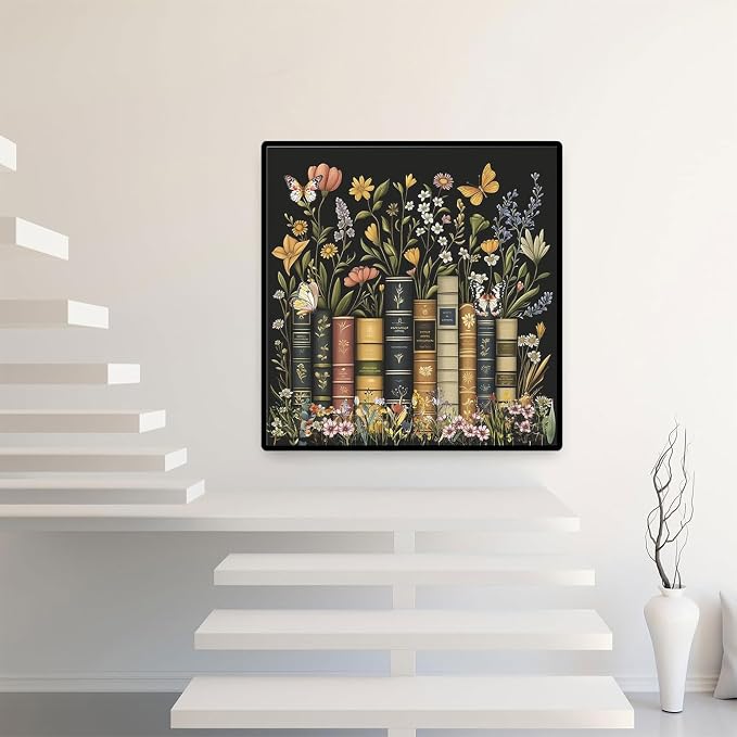 EIBEILI Diamond Art Kits for Adults-Book Flower Diamond Painting Wall Art | - Image 2