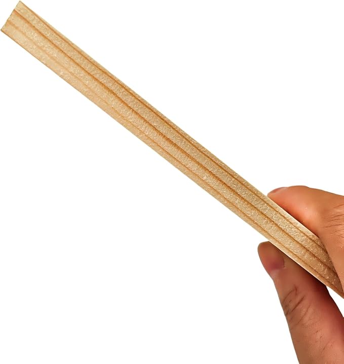 6PCS Rectangle Wood Boards Unfinished Wood Blocks - Image 5
