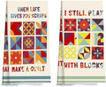 Quilters Gifts Kitchen Towels, Sewing Quilting Lovers Gifts Kitchen Towels by Unknown