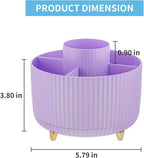 Marbrasse Desk Organizer, 360-Degree Rotating Pen Holder, Desk Organizers and - Image 7