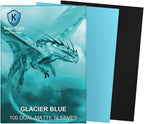 Glacier Blue Dual Matte Card Sleeves, Katomula Card Sleeves - Image 2
