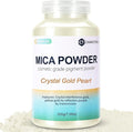 Mica Powder, 7.05OZ（200g）, Crystal Gold Pearl Mica Powder Pigment by CHANGTIKEJIWelcomeYouOrder