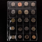 Coin Collecting Pages 5 Sheets 20 Pockets Standard 9Hole Coin Pocket Inserts - Image 4