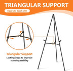 Easel Stand for Sign Portable, Adjustable Metal Easels for Display, Wedding - Image 6