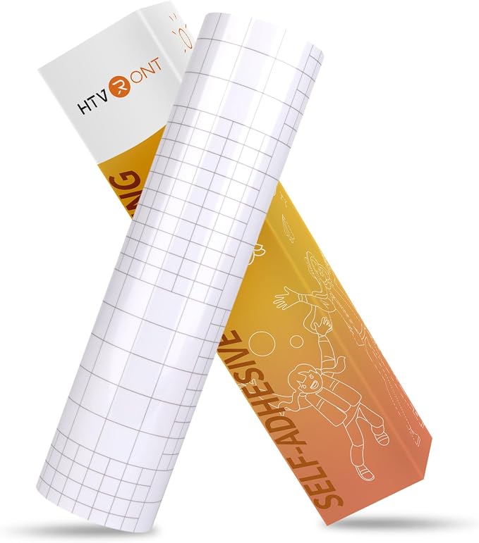 HTVRONT Clear Self-Adhesive Laminating Vinyl Roll 12x50 FT | Back to School by HTVRONT