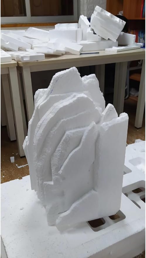 Crafare Large Craft Foam Block 14x7x4inch Foam Blocks Polystyrene Foam Brick - Image 4