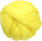 uxcell 3.53oz Wool Roving Yarn, Needle Felting Wool Fiber DIY Craft Needle Wet by uxcell