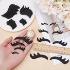 FINGERINSPIRE 40 Pairs Felt Eyelashes - Image 3