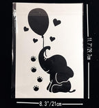 TIAMECH A4 Reusable Elephant Stencil - Image 3
