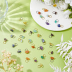 SUPERFINDINGS 84Pcs Natural Mixed Pendants Nuggets Gemstone Charms Crystal - Image 4