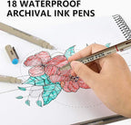 Shuttle Art 18-Pack Micro-line Pens - Image 4