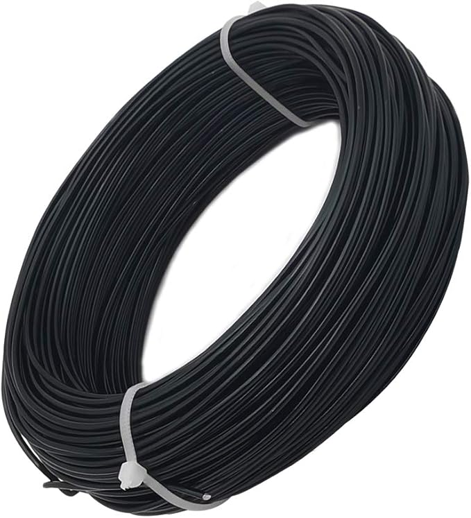INSPIRELLE 15 Gauge 164 Feet Black Aluminum Craft Wire Bendable Metal Wire by INSPIRELLE