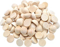 200pcs Half Wood Balls Unfinished Natural Half Ball Split Wood Balls by hesmartly