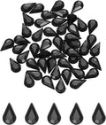 MECCANIXITY 50PCS Flat Back Acrylic Teardrop Gems 6x10mm Artificial Rhinestones by MECCANIXITY