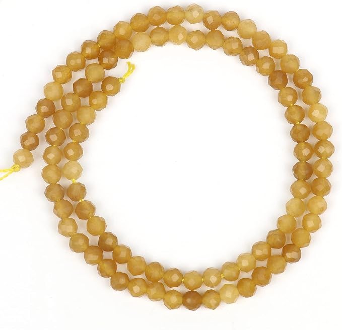 2mm 180pcs Citrine Tiny Gemstone Beads - Image 3